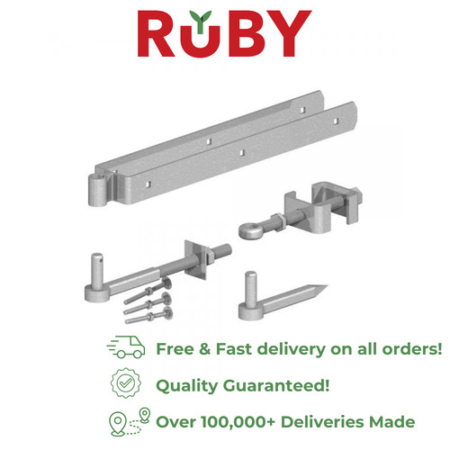 Adjustable gate hinge - adjustable, set