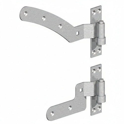 Galvanised curved rail - 12",