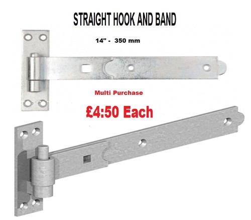 Straight band and - hook, t