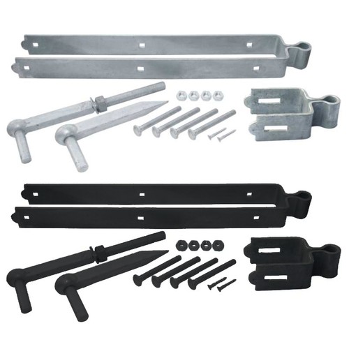 Galvanised blacked double - or,