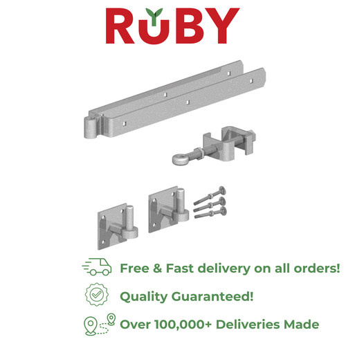 Field gate hinge set - field,