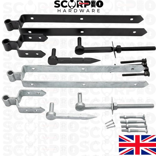 Field gate double strap hinge - field,